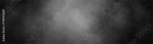 Abstract background with white paper texture and white watercolor painting background. smoke fog or clouds in center with dark border grunge design. white and gray grunge watercolor background.