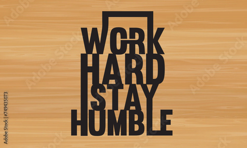 work hard stay humble metal art laser cutting file cnc