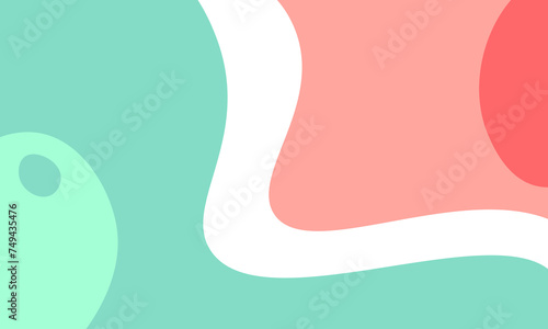pink and green background