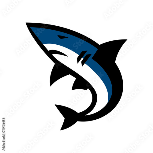 Leaping Blue Shark Logo
