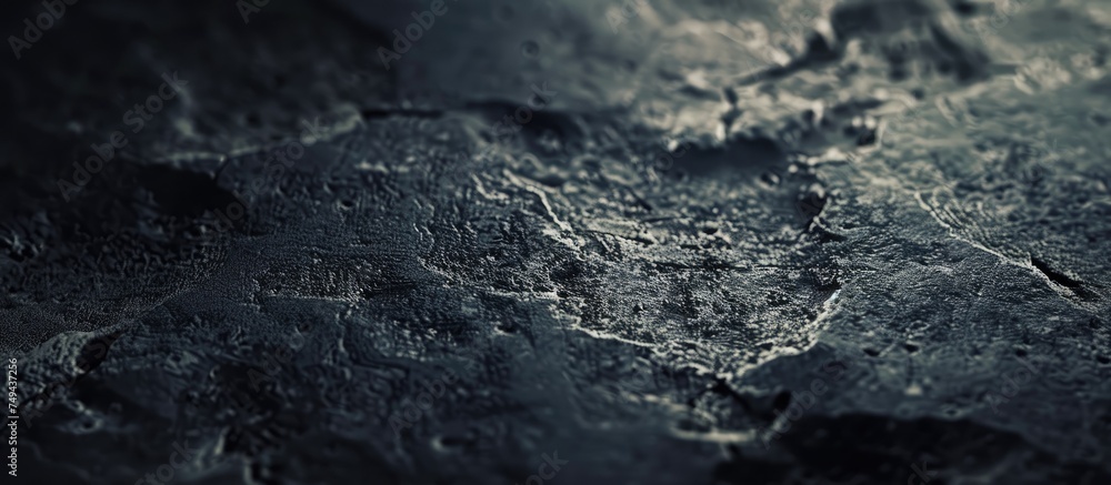 An close-up black and white shot of a dramatic and old rock surface, showcasing its rugged texture and details in an unfocused manner. An close-up black and white shot of a dramatic and old rock surface, showcasing its rugged texture and details in an unfocused manner.