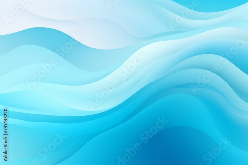 Powder Blue to Turquoise abstract fluid gradient design, curved wave in motion background for banner, wallpaper, poster, template, flier and cover