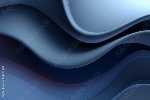 Slate Blue to Charcoal Gray abstract fluid gradient design, curved wave in motion background for banner, wallpaper, poster, template, flier and cover