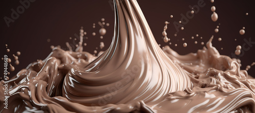 splash wave of vanilla chocolate milk ice cream 21