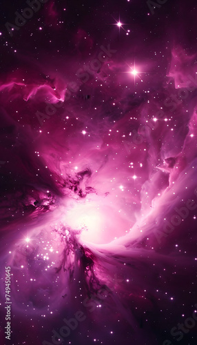 Purple Nebula Background