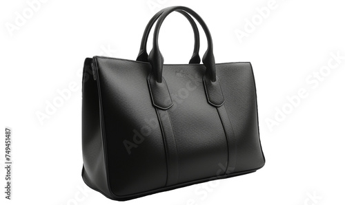 Women's handbag on a transparent background.