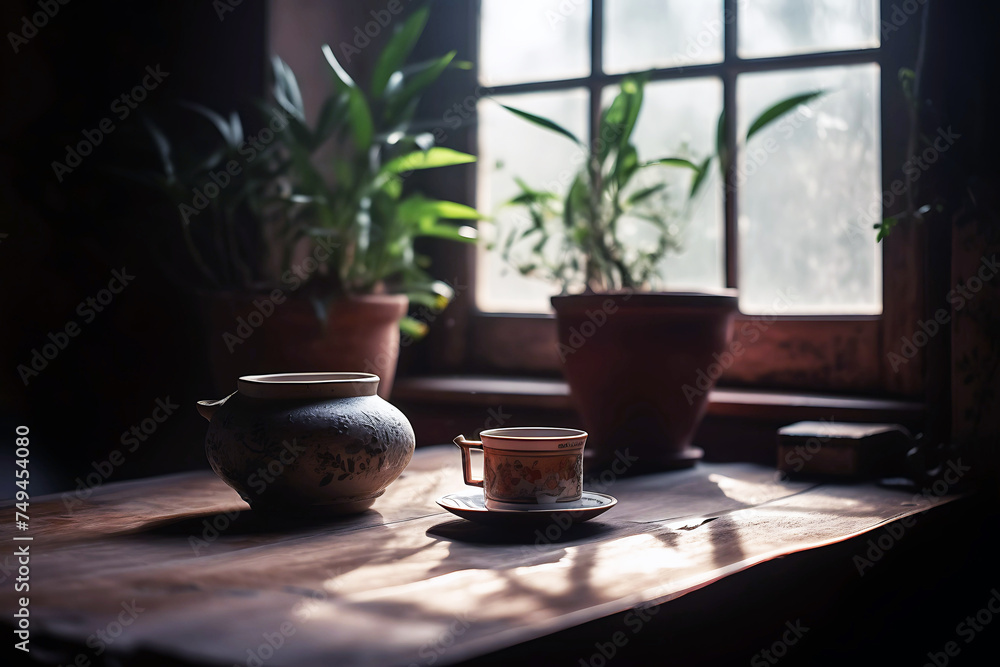 still life with a cup of coffee still life with a cup of coffee