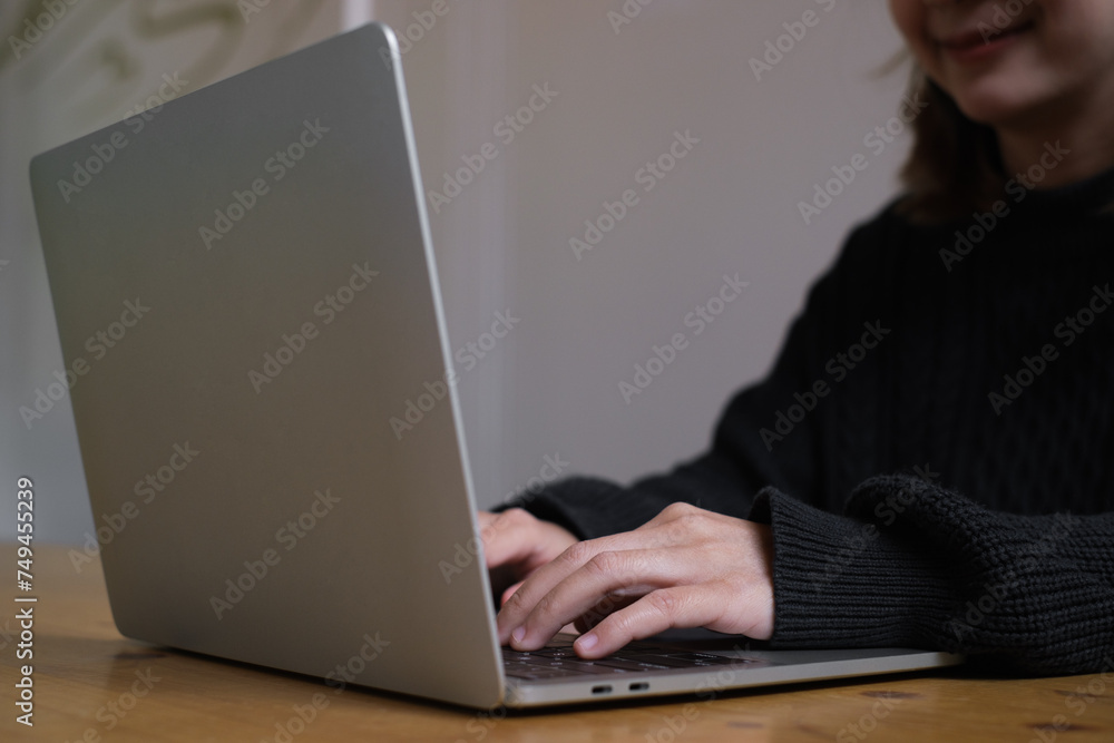 Businessman's hands are finger point to Searching for information. Using laptop with your website. Data Search Technology Search Engine Optimization. Online business search a job for work. Businessman's hands are finger point to Searching for information. Using laptop with your website. Data Search Technology Search Engine Optimization. Online business search a job for work.