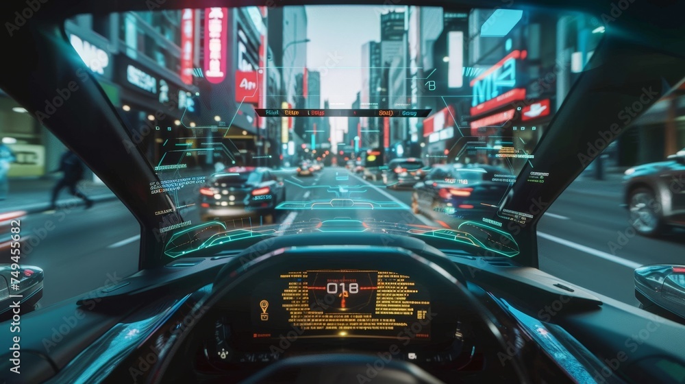 An HUD interface with a 3D Internet An HUD interface with a 3D Internet
