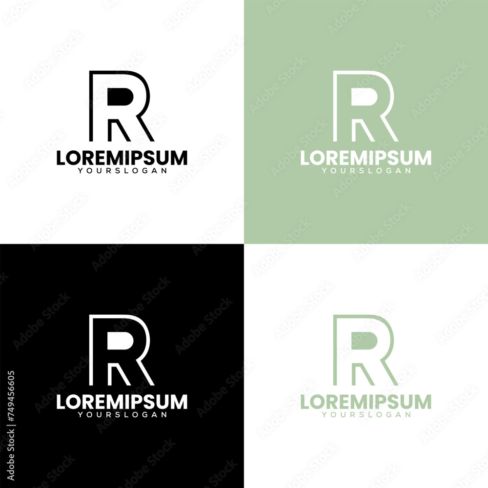 letter R creative logo design letter R creative logo design
