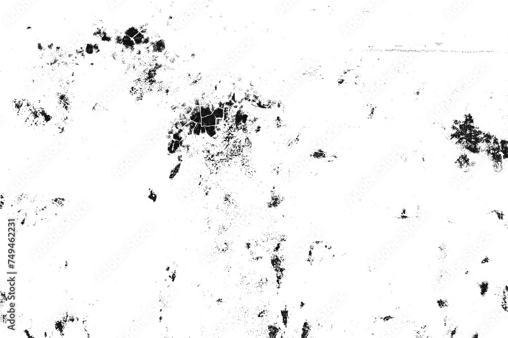 Abstract monochrome texture. background of black and white pattern with cracks, scuffs, chips, stains, ink spots Abstract monochrome texture. background of black and white pattern with cracks, scuffs, chips, stains, ink spots