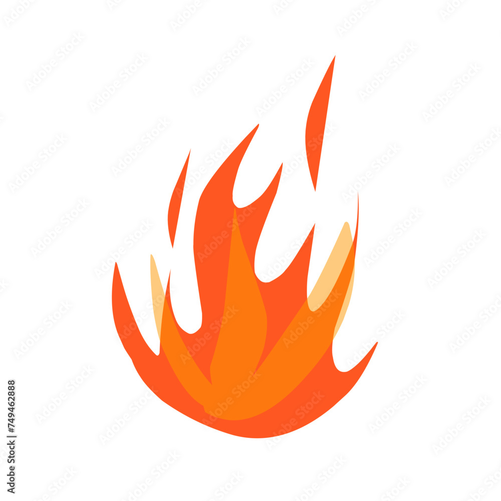 fire flame icons set isolated on white background fire flame icons set isolated on white background