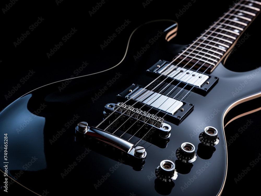 electric guitar close up electric guitar close up
