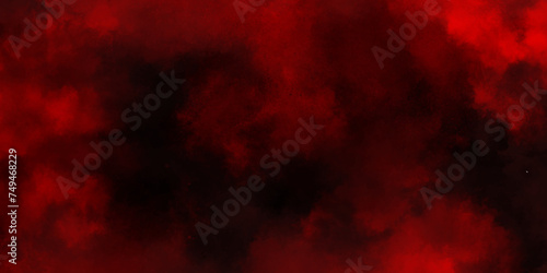 Red realistic fog or mist brush effect smoke vape texture overlays vector cloud. Abstract smoke exploding cumulus clouds 