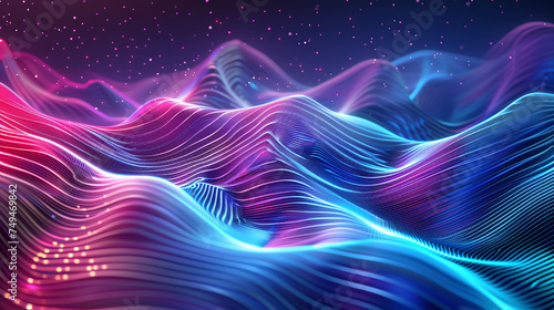 abstract background design ,wave line background design