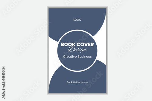 corporate unique modern new advertisement creative book cover deign vector template.