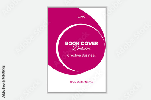corporate unique modern new advertisement creative book cover deign vector template.