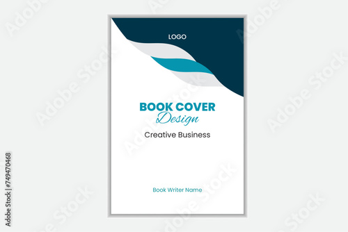 corporate unique modern new advertisement creative book cover deign vector template.