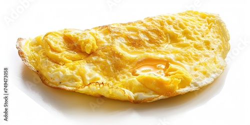 Making an omelet by breaking eggs - breakfast food concept