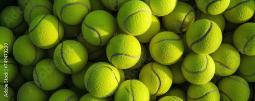 close up of tennis ball © adang