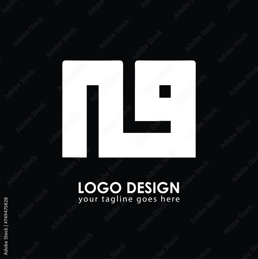 NQ NQ Logo Design, Creative Minimal Letter NQ NQ Monogram NQ NQ Logo Design, Creative Minimal Letter NQ NQ Monogram