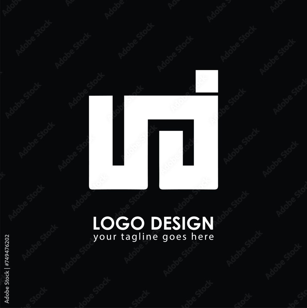 UJ UJ Logo Design, Creative Minimal Letter UJ UJ Monogram UJ UJ Logo Design, Creative Minimal Letter UJ UJ Monogram