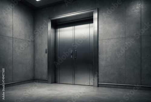 elevator modern with copy space