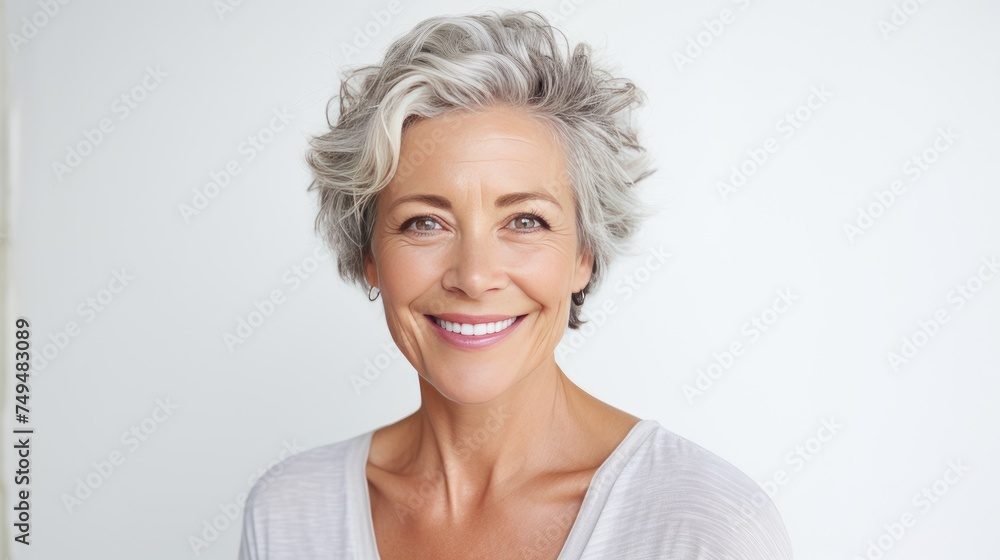Studio portrait of a woman Studio portrait of a woman
