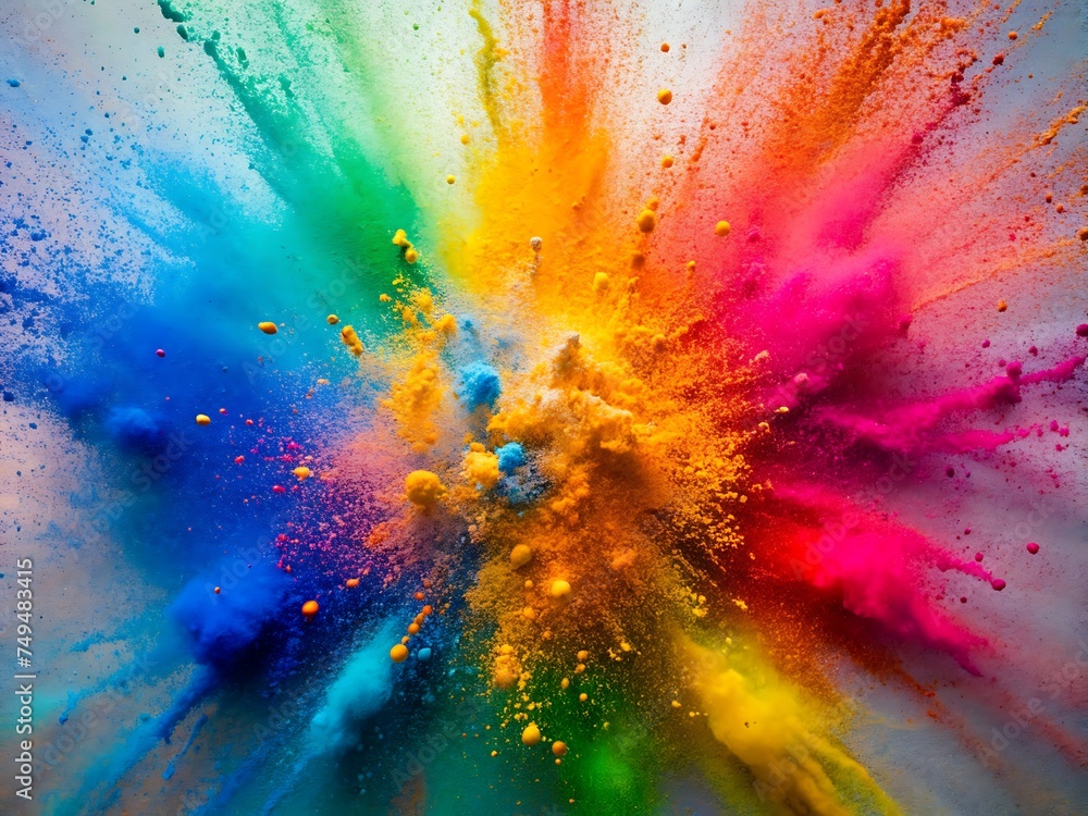 Festival of colors Holi background Festival of colors Holi background