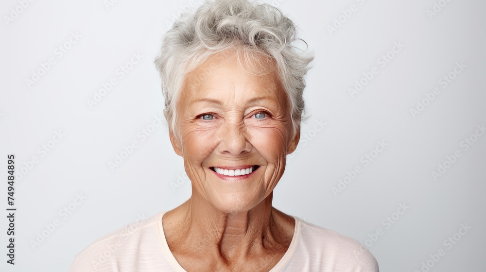 Studio portrait of a woman Studio portrait of a woman