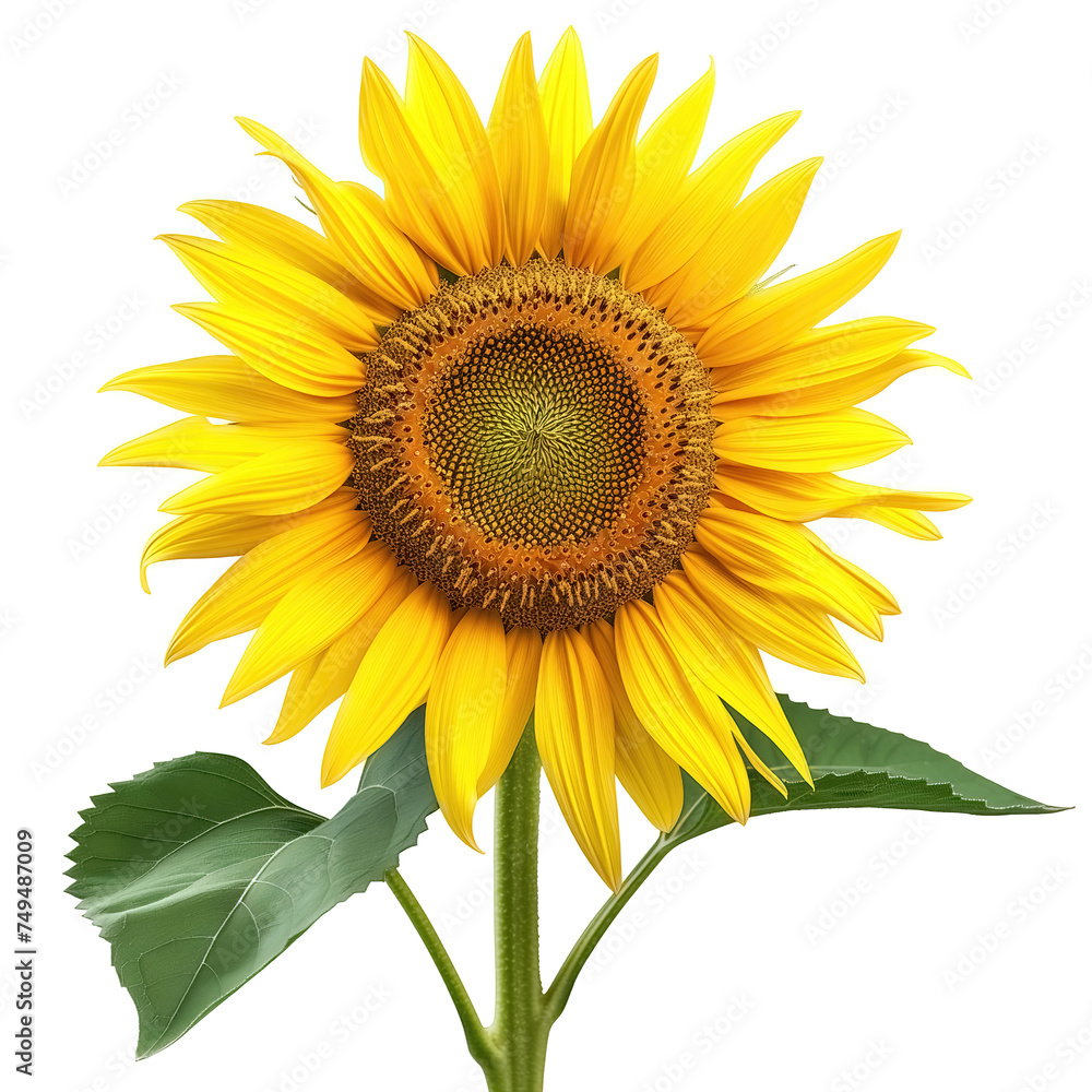 Obraz premium sunflower flower isolated