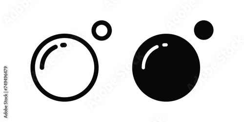 Bubble icon. flat illustration of vector icon