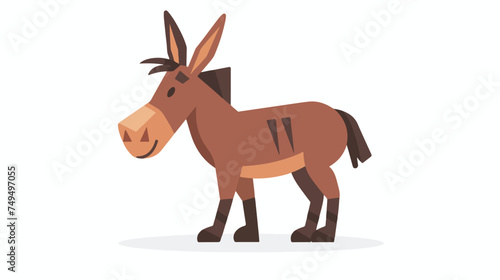 Democrat party isolated icon vector illustration design