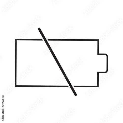 Battery icon set. battery charge level. battery Charging icon