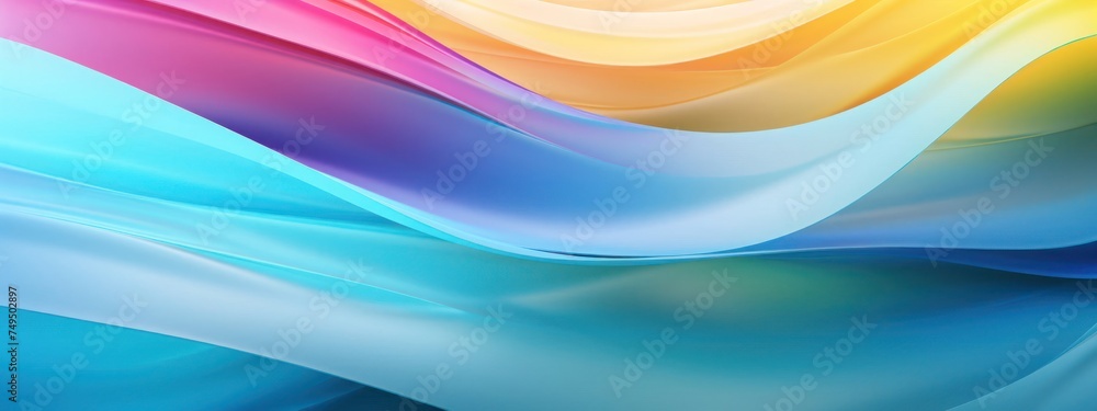 Close Up of a Vibrant Multi-Colored Background Generative AI Close Up of a Vibrant Multi-Colored Background Generative AI