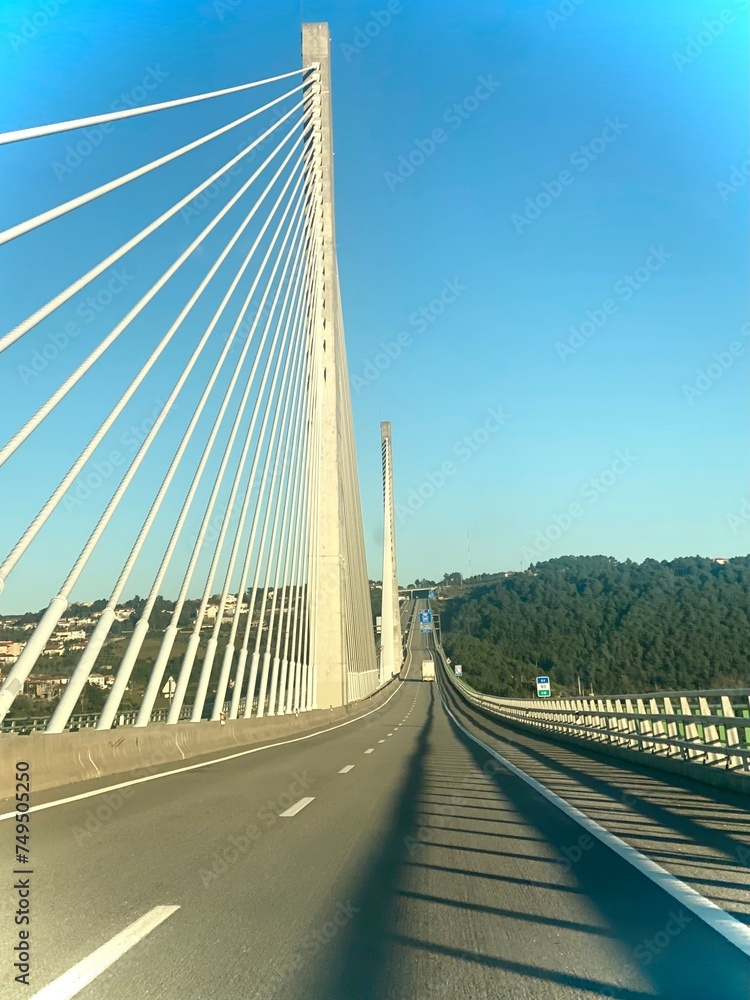 Fototapeta premium Bridge on Douro valley in Portugal 