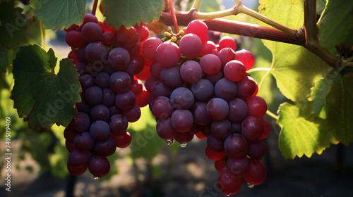 Red grapes close upbunch of grapesgrapes