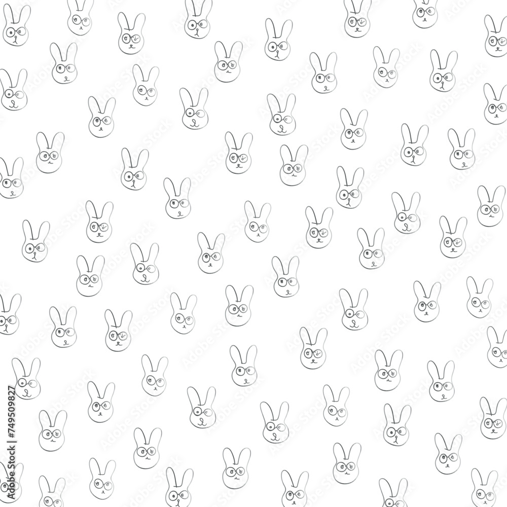 Background rabbit muzzle th holiday decoration. Background rabbit muzzle th holiday decoration.