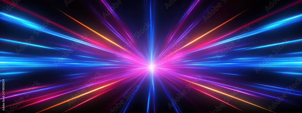 Sparkling Lights Illuminating Abstract Background Generative AI Sparkling Lights Illuminating Abstract Background Generative AI