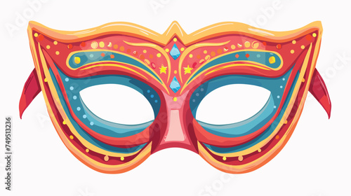 Party mask isolated icon vector illustration design