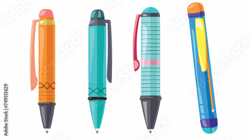 Pen office or school stationery accessory isolated  photo