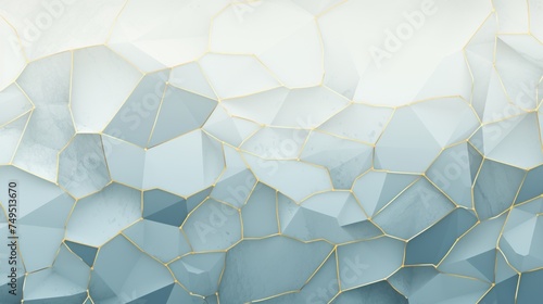 Abstract of chaotic polygonal background. Futuristic polygonal shape.