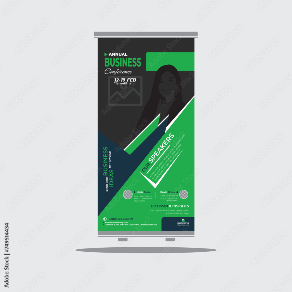 Roll up banner design Roll up banner design