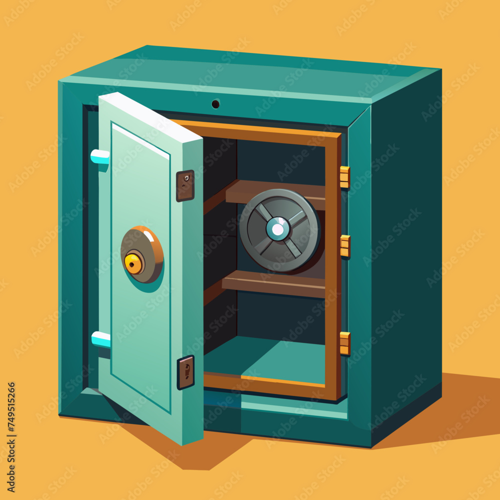 Green open safe casual graphics. Vector isolated illustration Green open safe casual graphics. Vector isolated illustration