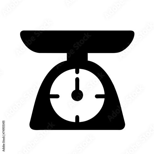 Icon of an old food weighing scale