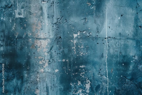 Textured concrete background in a cool blue tone Providing a modern and industrial aesthetic for creative projects