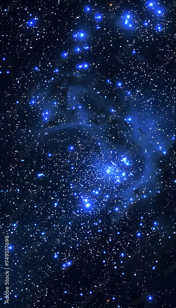 Blue Galaxy Space Blue Galaxy Space