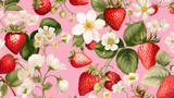Summers Sweet Symphony A Strawberry and Flower