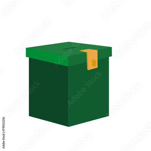 charity box vector illustration