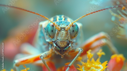 grasshopper on the grass © paul